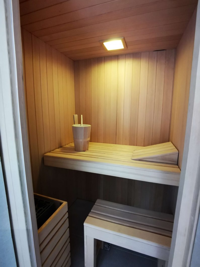 sauna privatif appartement fée de l'aulne