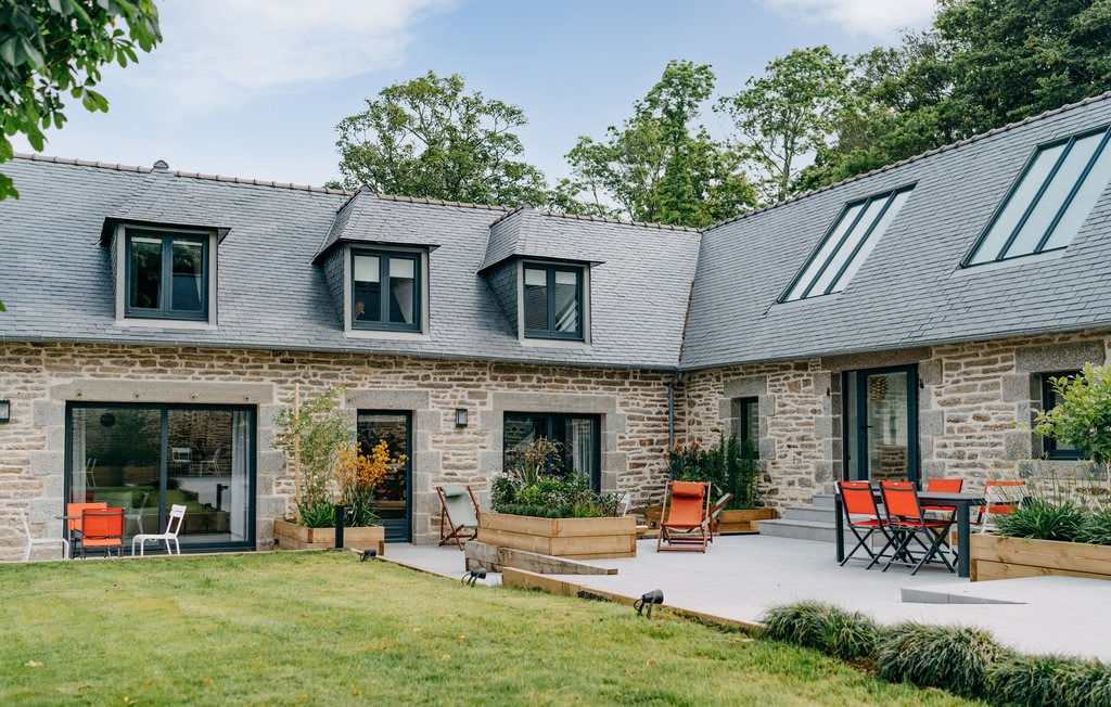 maisons design et duplex depuis la terrasse