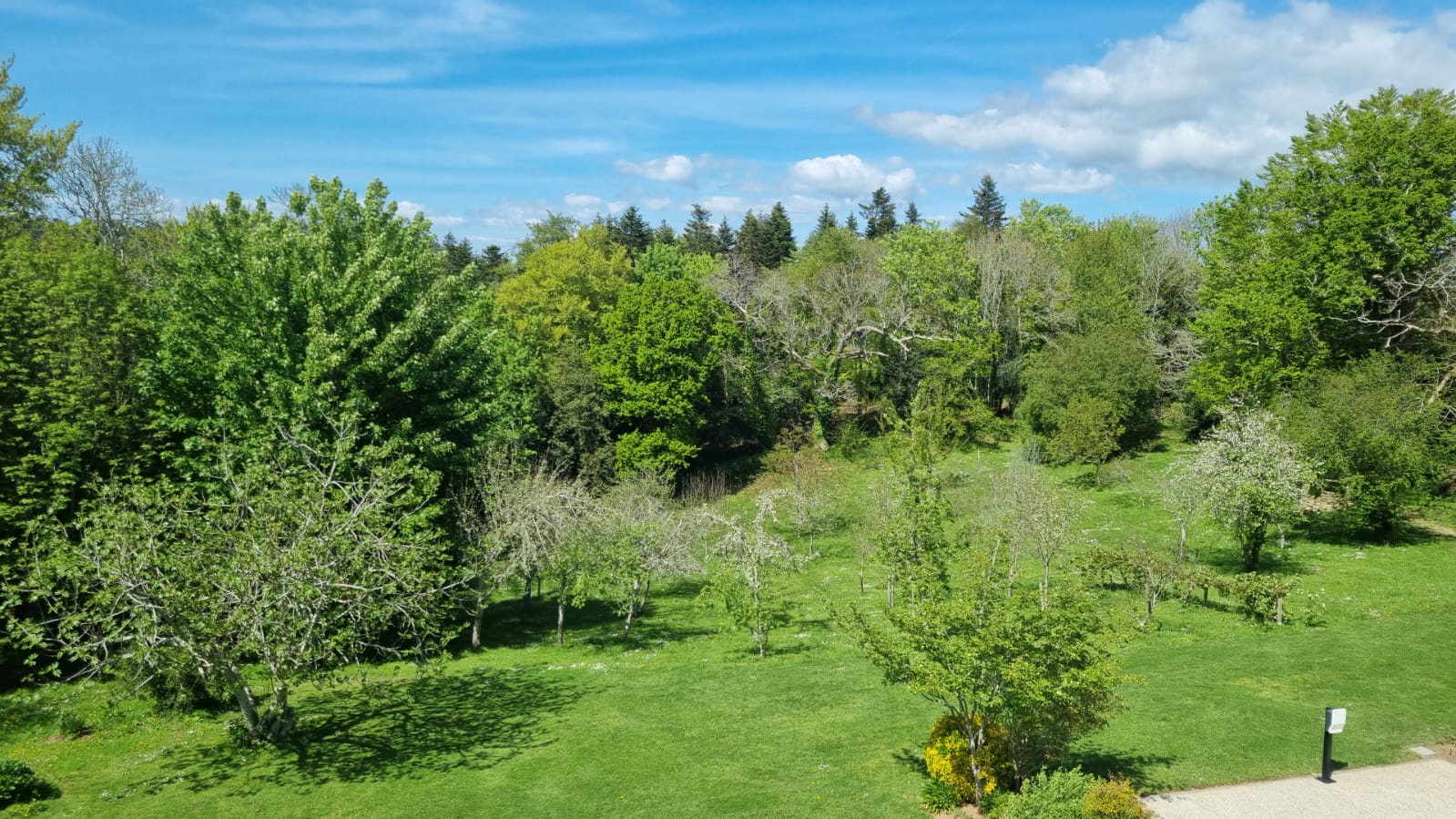 vue parc du domaine de stang bihan à Concarneau